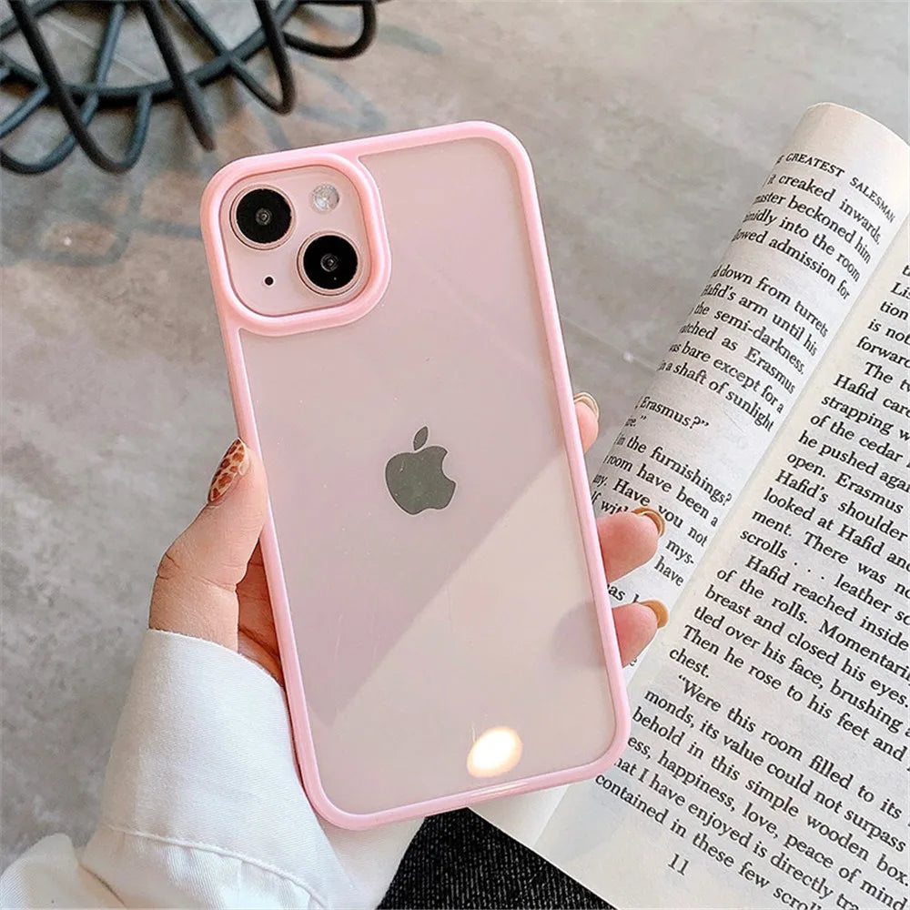 Transparent Silicone Bumper Case – Shockproof & Scratch-Resistant