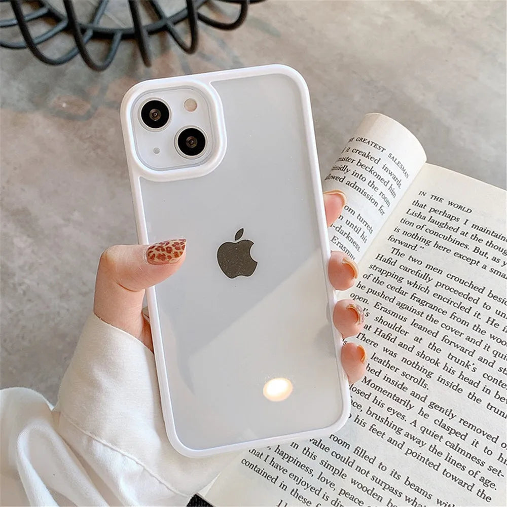 Transparent Silicone Bumper Case – Shockproof & Scratch-Resistant