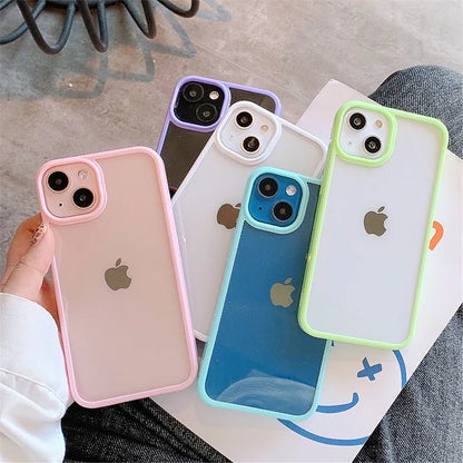 Transparent Silicone Bumper Case – Shockproof & Scratch-Resistant