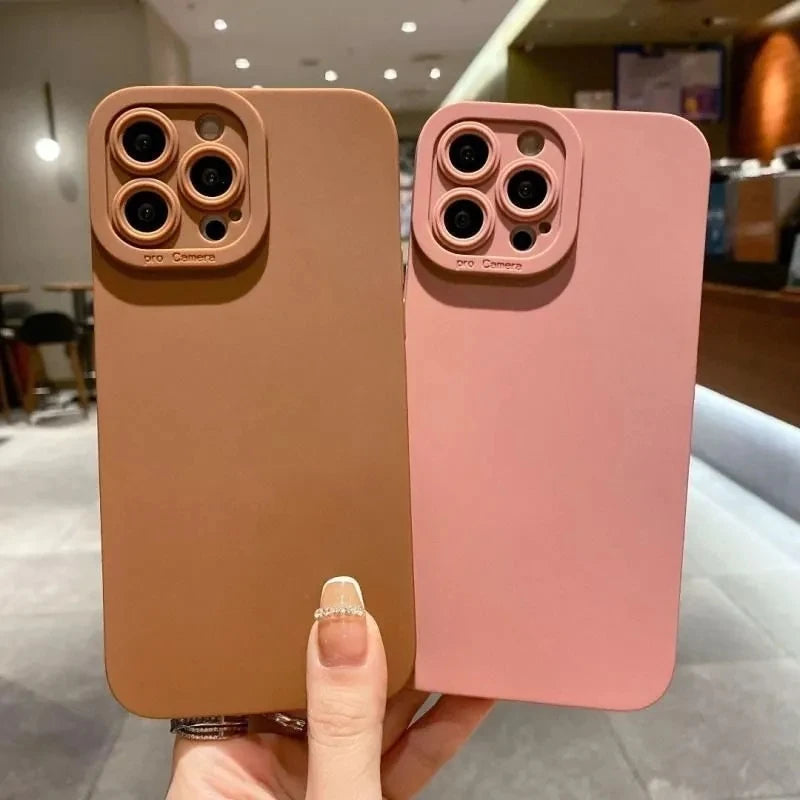 Soft Matte Silicone Phone Case – Lightweight & Protective Design